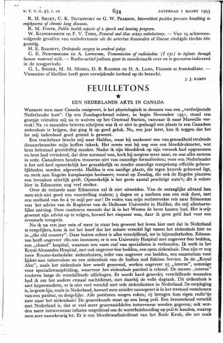 Eerste pagina van het artikel zoals het is gepubliceerd in het tijdschrift