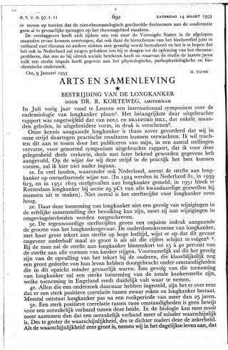 Eerste pagina van het artikel zoals het is gepubliceerd in het tijdschrift