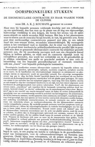 Eerste pagina van het artikel zoals het is gepubliceerd in het tijdschrift