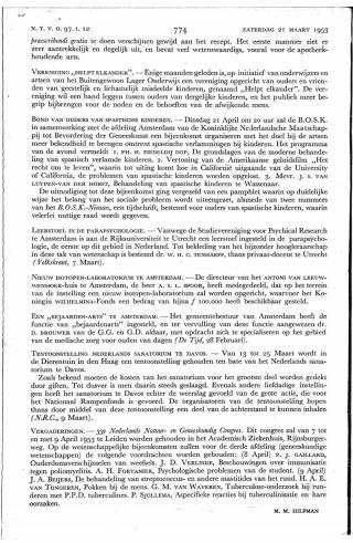 Eerste pagina van het artikel zoals het is gepubliceerd in het tijdschrift