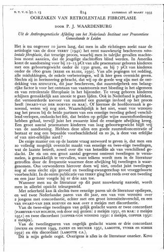 Eerste pagina van het artikel zoals het is gepubliceerd in het tijdschrift