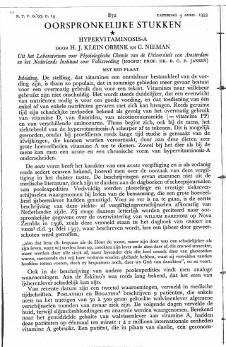 Eerste pagina van het artikel zoals het is gepubliceerd in het tijdschrift