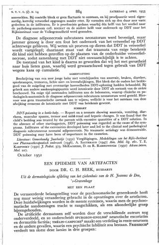 Eerste pagina van het artikel zoals het is gepubliceerd in het tijdschrift