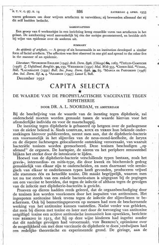 Eerste pagina van het artikel zoals het is gepubliceerd in het tijdschrift