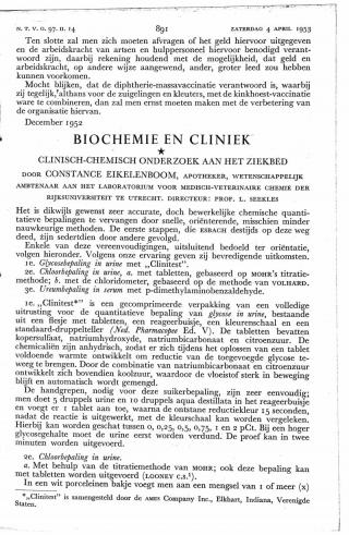 Eerste pagina van het artikel zoals het is gepubliceerd in het tijdschrift