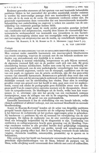 Eerste pagina van het artikel zoals het is gepubliceerd in het tijdschrift