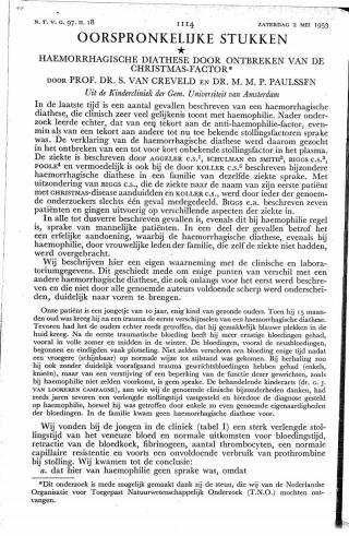 Eerste pagina van het artikel zoals het is gepubliceerd in het tijdschrift