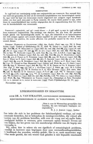 Eerste pagina van het artikel zoals het is gepubliceerd in het tijdschrift