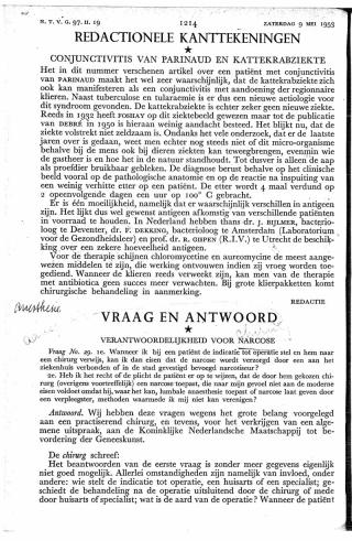 Eerste pagina van het artikel zoals het is gepubliceerd in het tijdschrift