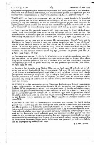 Eerste pagina van het artikel zoals het is gepubliceerd in het tijdschrift