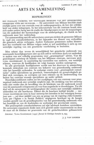 Eerste pagina van het artikel zoals het is gepubliceerd in het tijdschrift