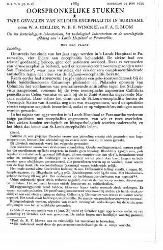 Eerste pagina van het artikel zoals het is gepubliceerd in het tijdschrift