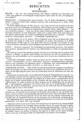 Eerste pagina van het artikel zoals het is gepubliceerd in het tijdschrift