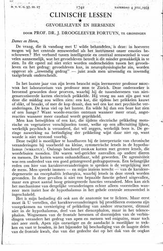 Eerste pagina van het artikel zoals het is gepubliceerd in het tijdschrift