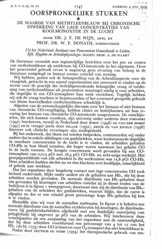 Eerste pagina van het artikel zoals het is gepubliceerd in het tijdschrift