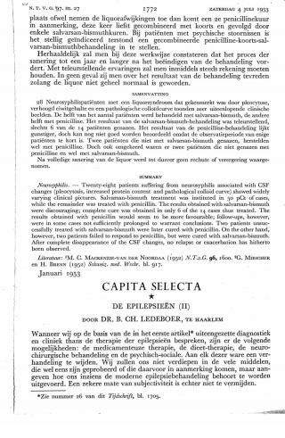 Eerste pagina van het artikel zoals het is gepubliceerd in het tijdschrift