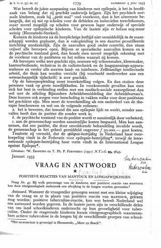 Eerste pagina van het artikel zoals het is gepubliceerd in het tijdschrift