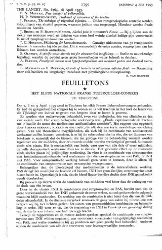 Eerste pagina van het artikel zoals het is gepubliceerd in het tijdschrift