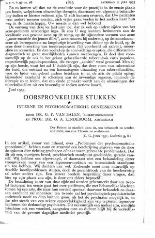 Eerste pagina van het artikel zoals het is gepubliceerd in het tijdschrift