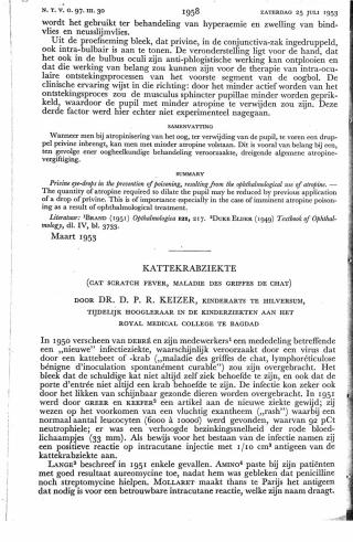 Eerste pagina van het artikel zoals het is gepubliceerd in het tijdschrift