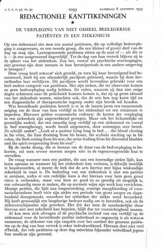 Eerste pagina van het artikel zoals het is gepubliceerd in het tijdschrift
