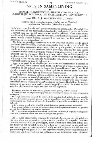 Eerste pagina van het artikel zoals het is gepubliceerd in het tijdschrift