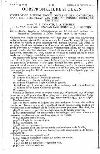 Eerste pagina van het artikel zoals het is gepubliceerd in het tijdschrift