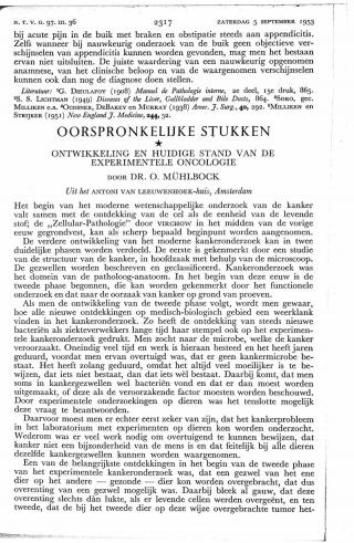 Eerste pagina van het artikel zoals het is gepubliceerd in het tijdschrift