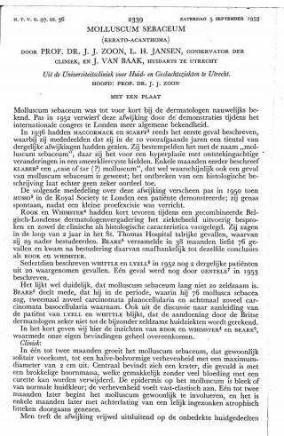 Eerste pagina van het artikel zoals het is gepubliceerd in het tijdschrift