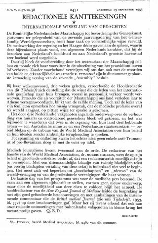 Eerste pagina van het artikel zoals het is gepubliceerd in het tijdschrift