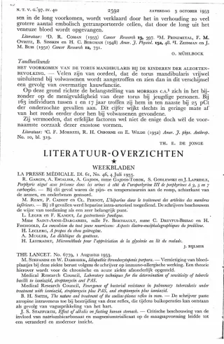Eerste pagina van het artikel zoals het is gepubliceerd in het tijdschrift