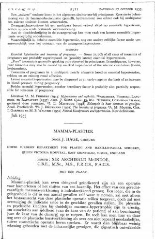 Eerste pagina van het artikel zoals het is gepubliceerd in het tijdschrift