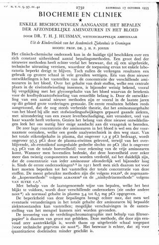 Eerste pagina van het artikel zoals het is gepubliceerd in het tijdschrift