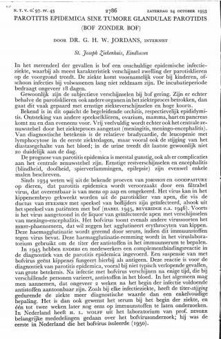 Eerste pagina van het artikel zoals het is gepubliceerd in het tijdschrift