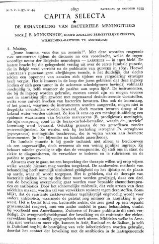 Eerste pagina van het artikel zoals het is gepubliceerd in het tijdschrift