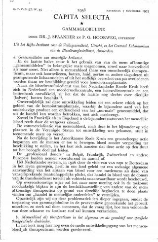 Eerste pagina van het artikel zoals het is gepubliceerd in het tijdschrift