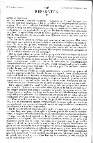 Eerste pagina van het artikel zoals het is gepubliceerd in het tijdschrift