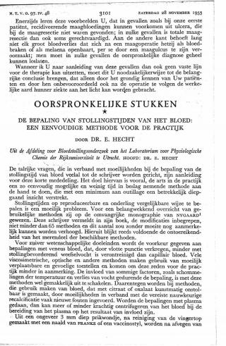 Eerste pagina van het artikel zoals het is gepubliceerd in het tijdschrift