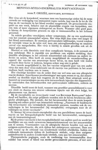 Eerste pagina van het artikel zoals het is gepubliceerd in het tijdschrift