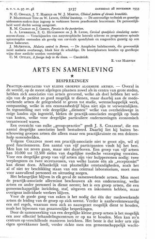 Eerste pagina van het artikel zoals het is gepubliceerd in het tijdschrift