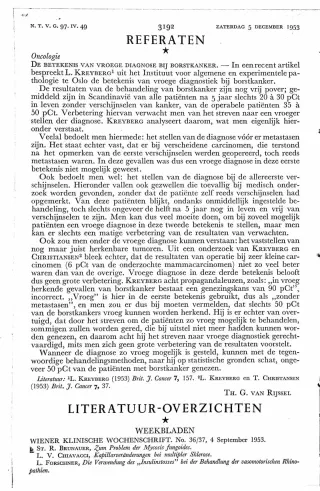 Eerste pagina van het artikel zoals het is gepubliceerd in het tijdschrift