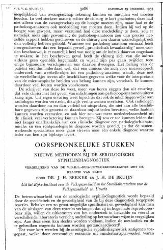 Eerste pagina van het artikel zoals het is gepubliceerd in het tijdschrift