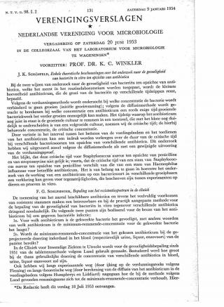 Eerste pagina van het artikel zoals het is gepubliceerd in het tijdschrift