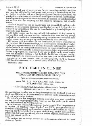 Eerste pagina van het artikel zoals het is gepubliceerd in het tijdschrift