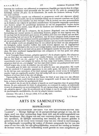 Eerste pagina van het artikel zoals het is gepubliceerd in het tijdschrift