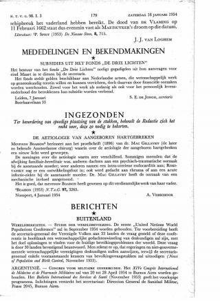 Eerste pagina van het artikel zoals het is gepubliceerd in het tijdschrift