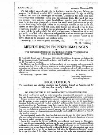 Eerste pagina van het artikel zoals het is gepubliceerd in het tijdschrift