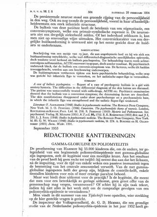 Eerste pagina van het artikel zoals het is gepubliceerd in het tijdschrift