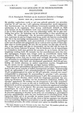 Eerste pagina van het artikel zoals het is gepubliceerd in het tijdschrift