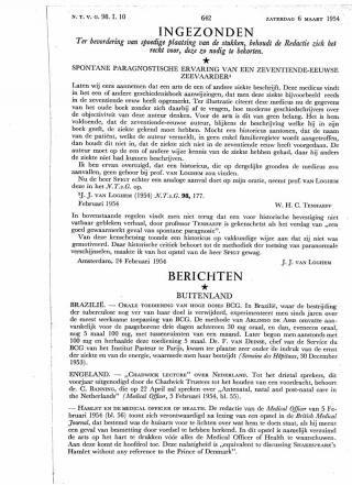 Eerste pagina van het artikel zoals het is gepubliceerd in het tijdschrift